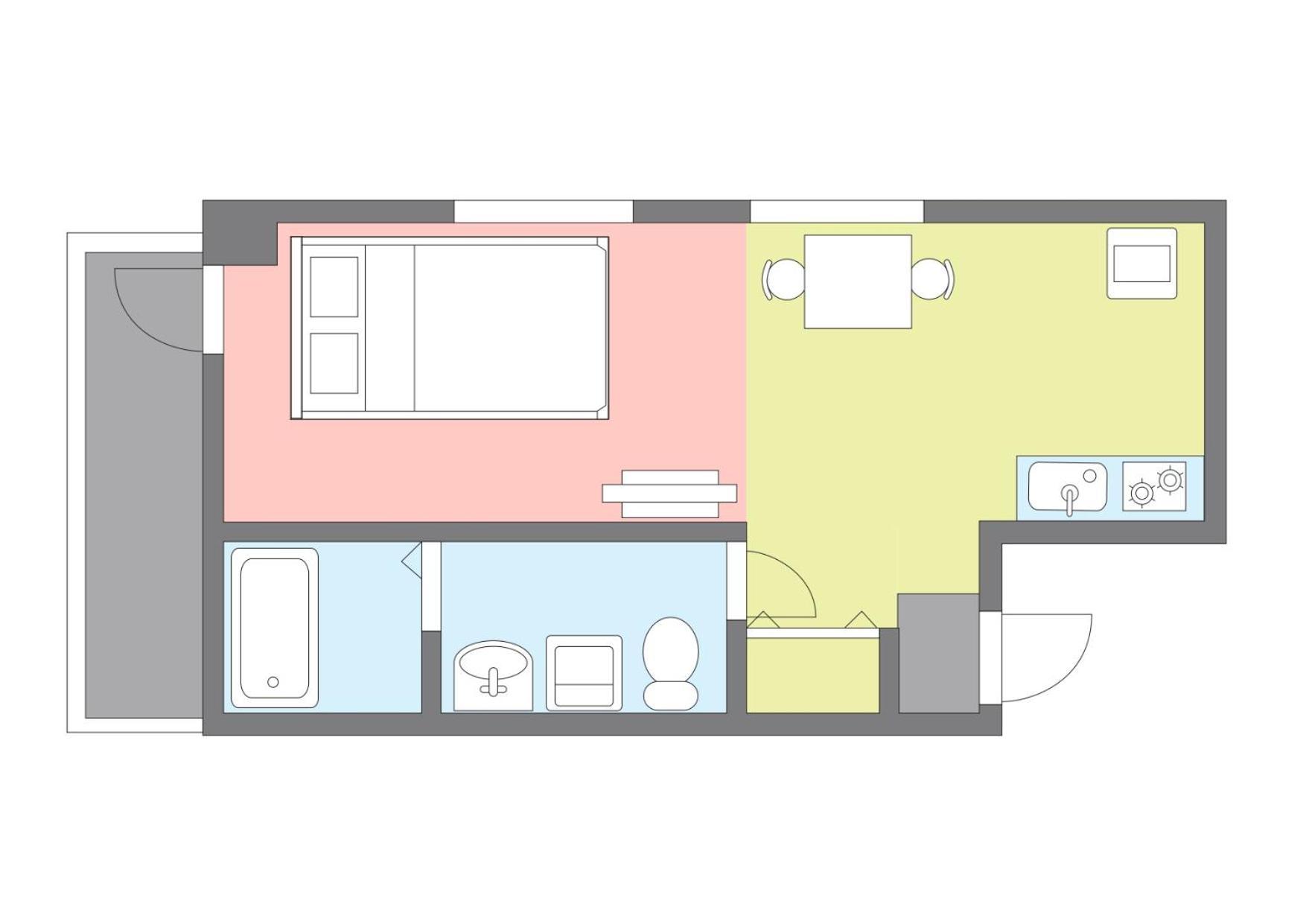 Yakuin Apartment فوكوكا المظهر الخارجي الصورة